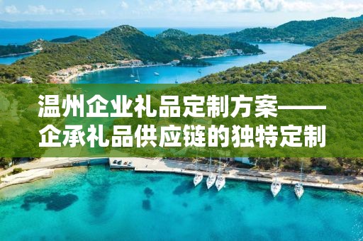 温州企业礼品定制方案——企承礼品供应链的独特定制体验